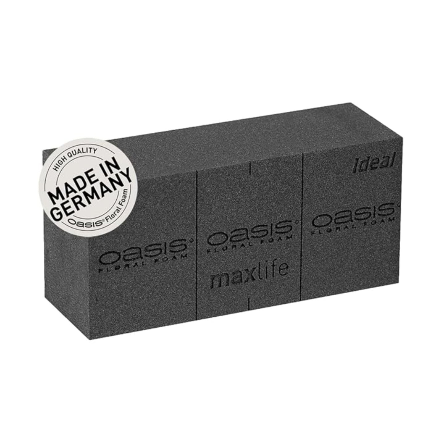Steckschaum Oasis® Schwarz Ziegel